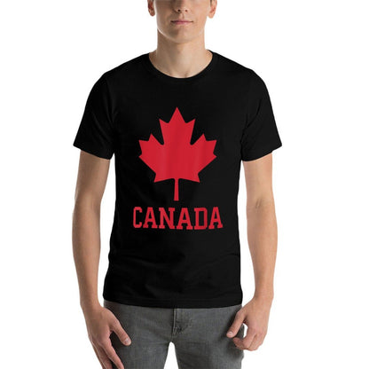 Canada Women Men Kids Red Maple Leaf Canada Day Comfortable T-Shirt