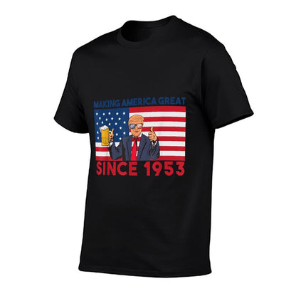 70th Birthday Making America Great 1953 70 Years Old  Stretchy T-Shirt