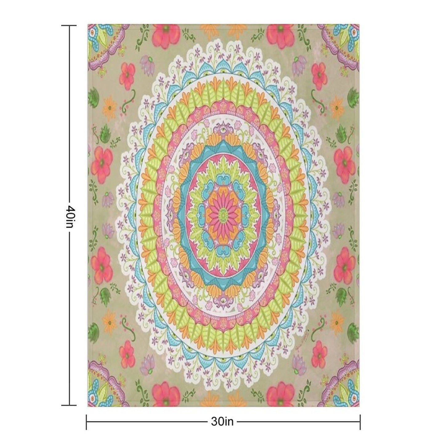 Spring Awakens ★ Compact Throw Blanket