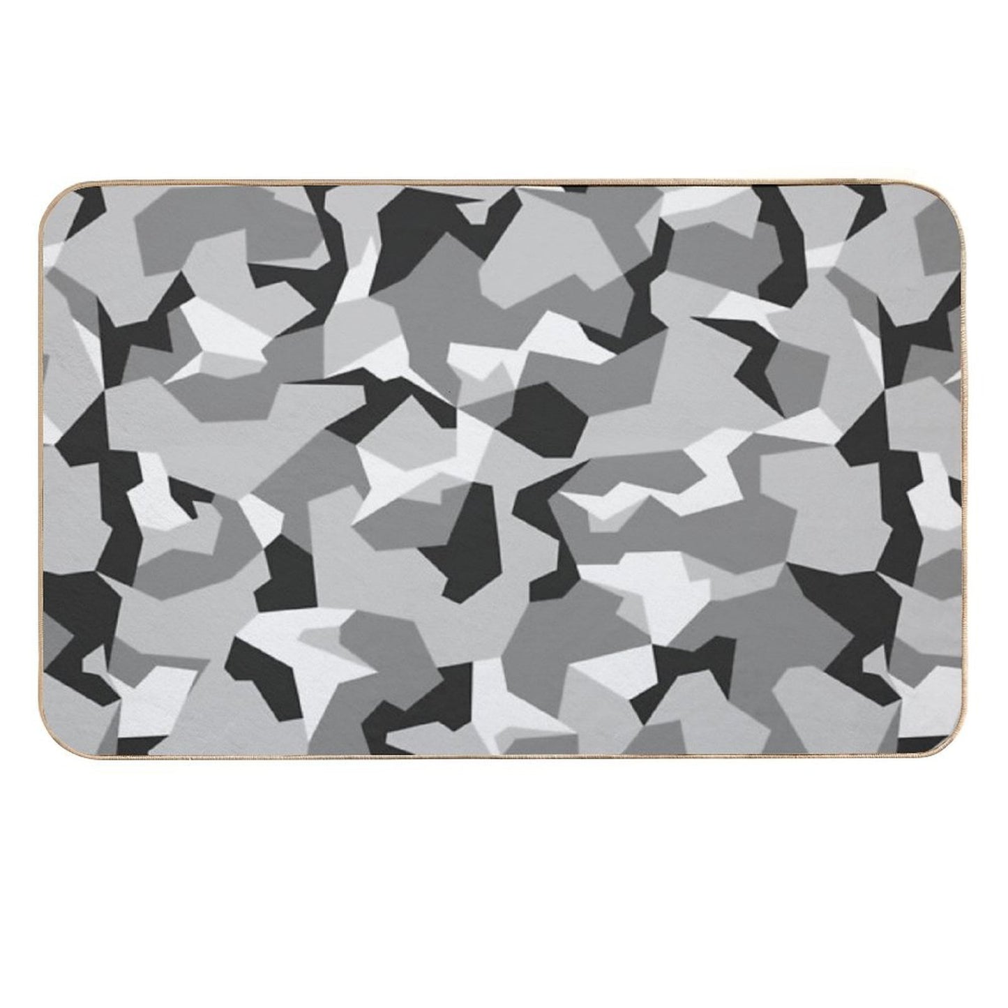 M90 Splinter Camouflage Pattern  Easy Maintenance Bath Mat