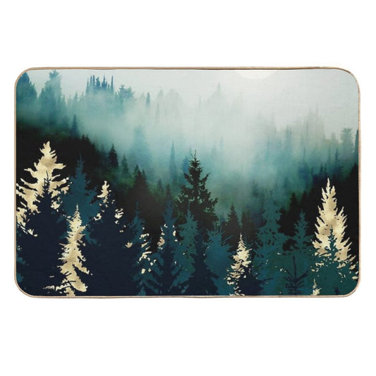 Forest Glow  Repositionable Bath Mat