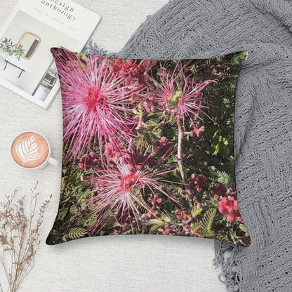 Desert Bush in Bloom Soft Ultra-Soft Texture Throw Pillow