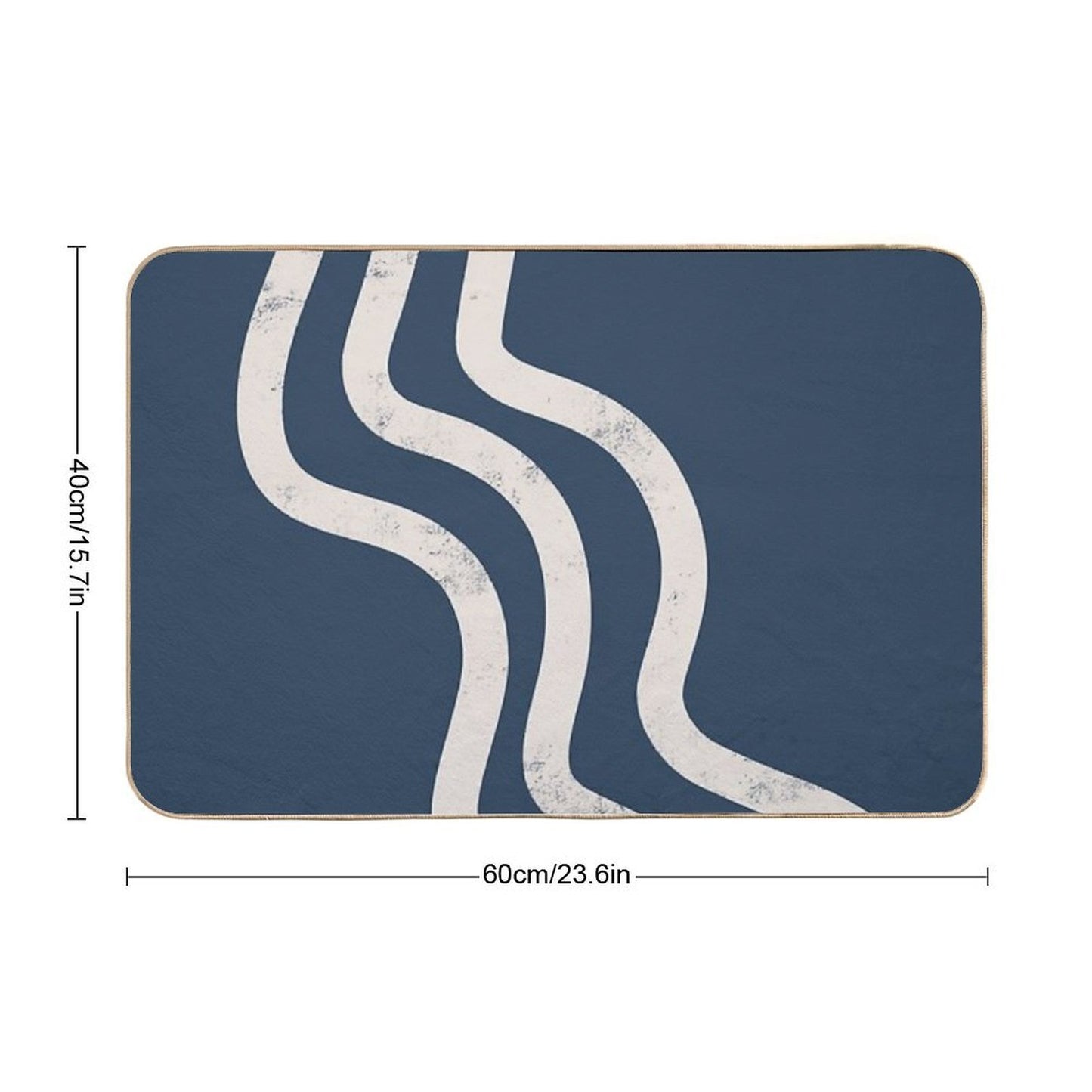 Abstract Minimal 130  Anti-Trip Bath Mat