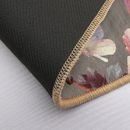 Coral Hibiscus  Odorless Bath Mat