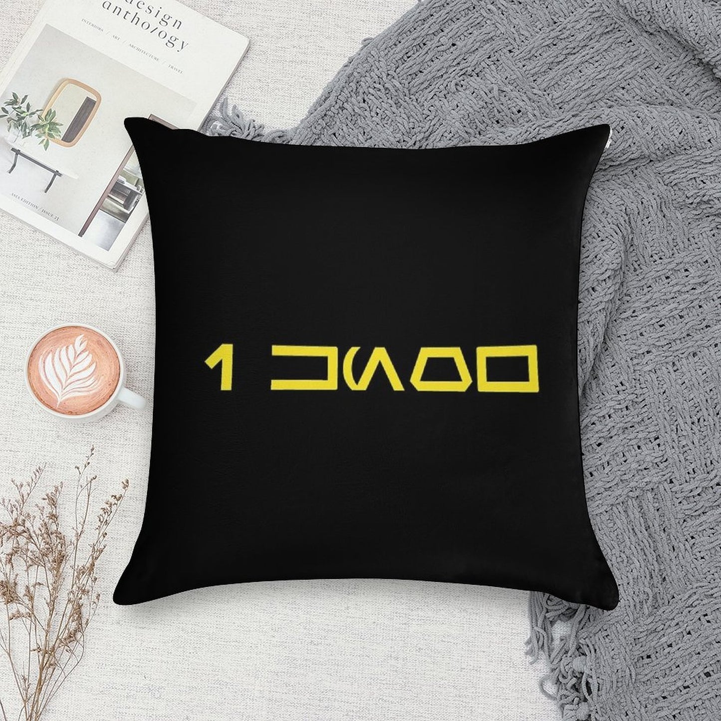 I Know (Aurebesh) Soft Style Accent Throw Pillow