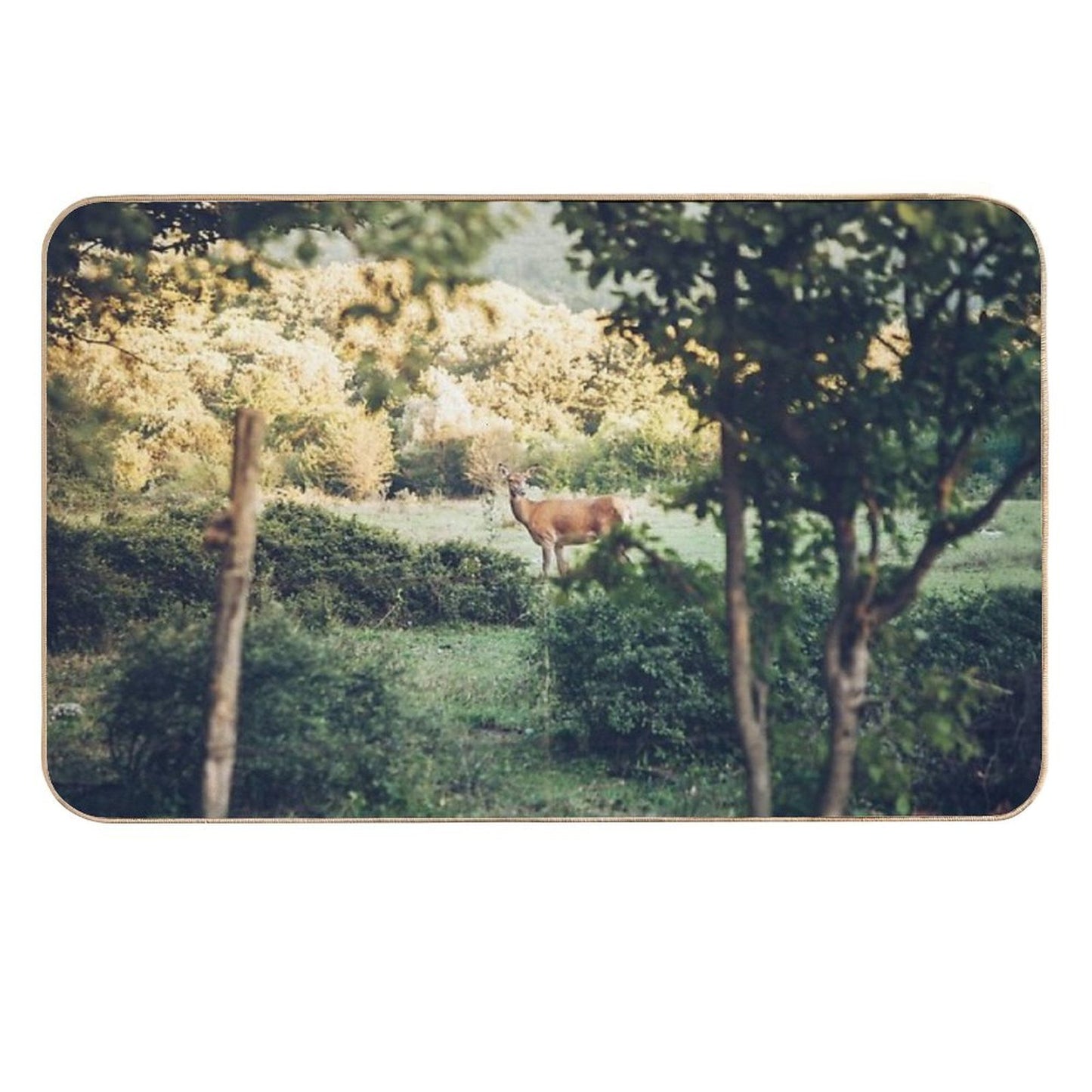 Lone Deer  Versatile Bath Mat