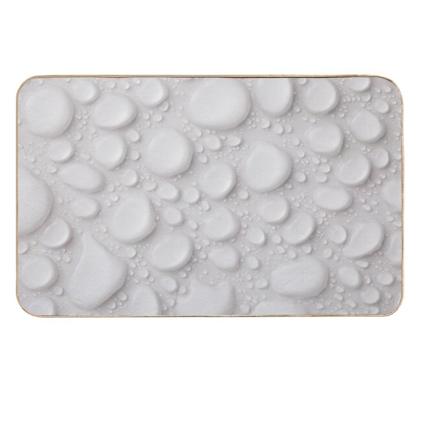 White Water Drops  Non-Slip Bath Mat