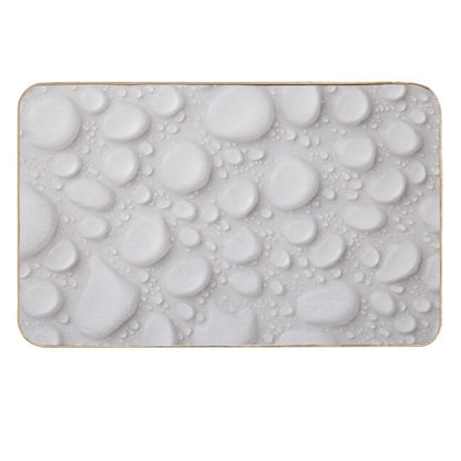 White Water Drops  Non-Slip Bath Mat