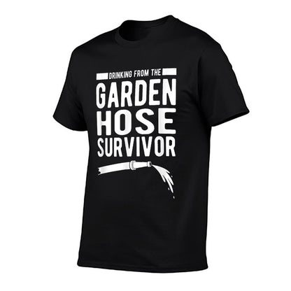 Drinking from The Garden Hose Survivor Funny Baby Boomer  Affordable Price T-Shirt