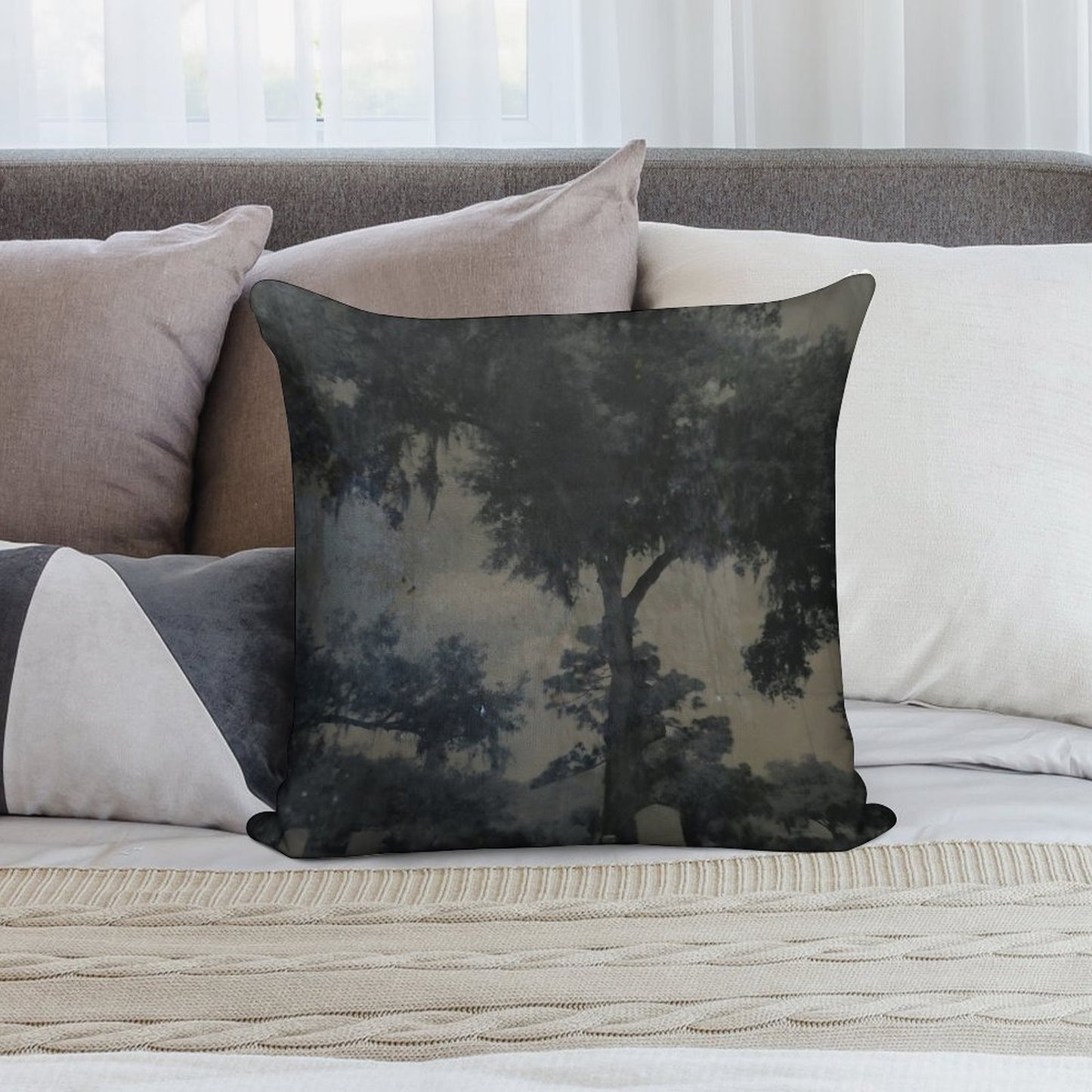 CASSADAGA TIN TYPE Soft Warmth Comfort Throw Pillow