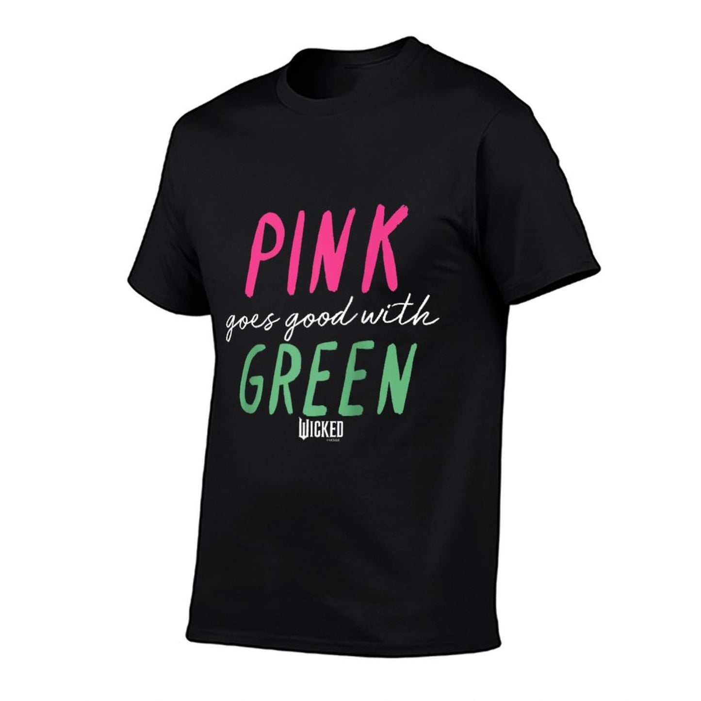 Wicked Pink Goes Good With Green Raglan Baseball  Quick-drying T-Shirt