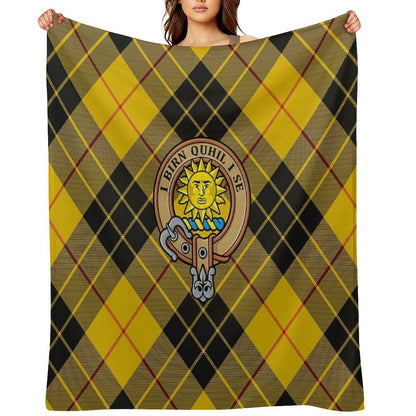 Clan MacLeod of Lewis Crest Compact Throw Blanket