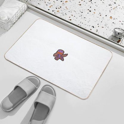 Dead Gingerbread Man  Anti-Trip Bath Mat