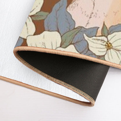 Non-typical Blue Quartz Buck  Non-Slip Bath Mat