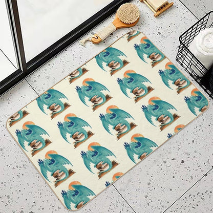 Book of Dragon And Fantasy  Pet-Safe Bath Mat