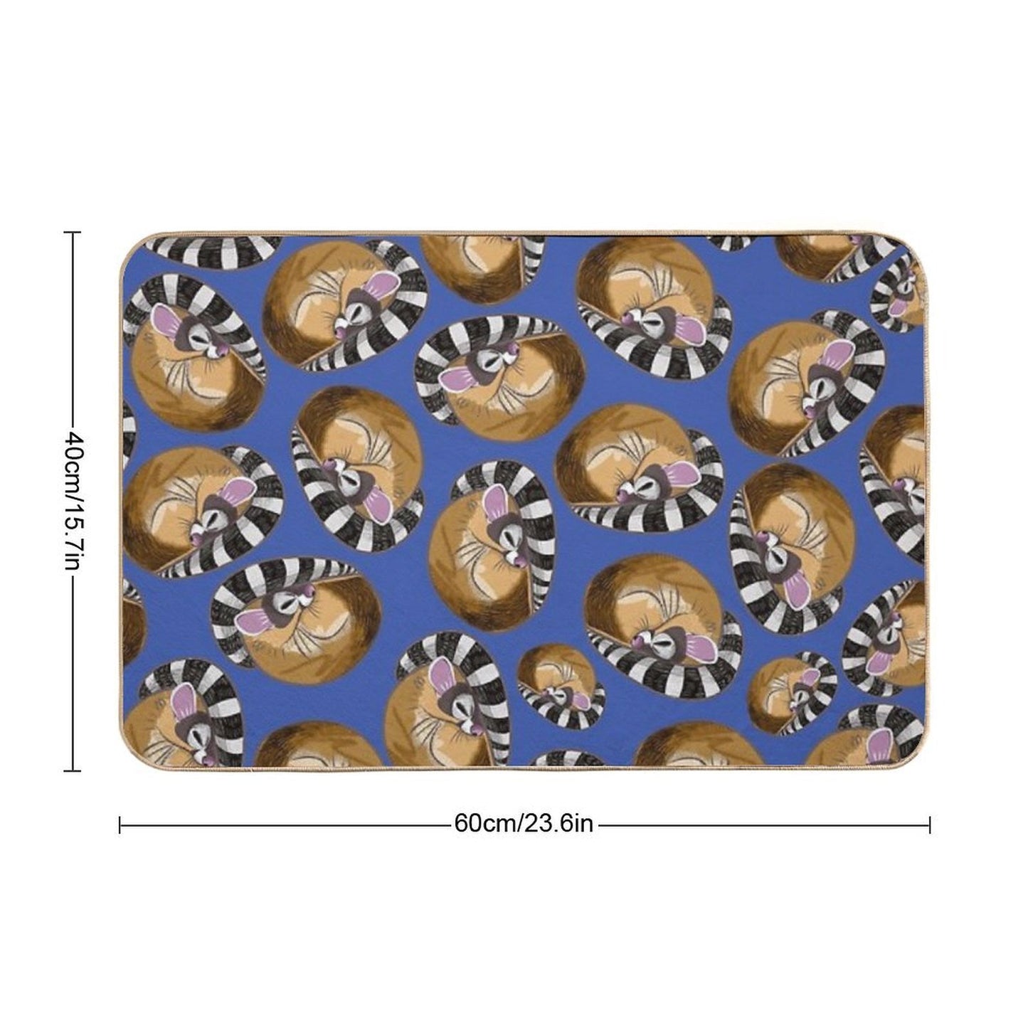 Arizoona Ringtail  Slip-Resistant Bath Mat