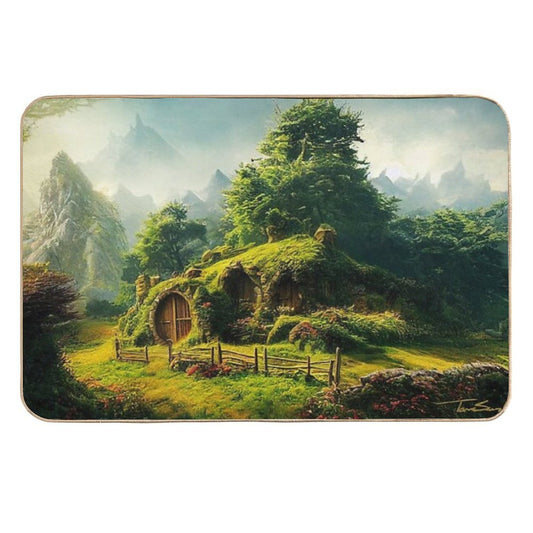Good Morning Shire  Dirt-Trapping Bath Mat