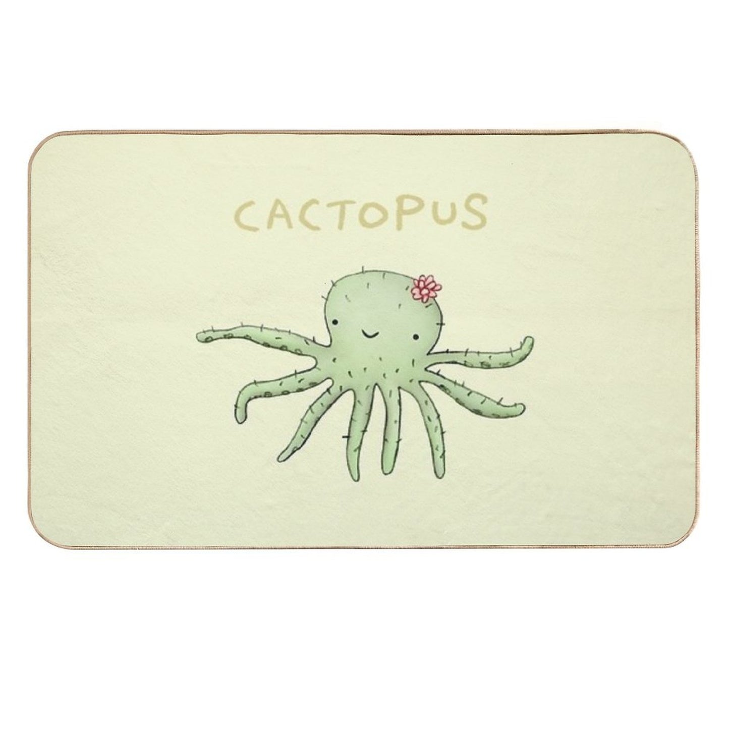 Cactopus  Easy To Clean Bath Mat
