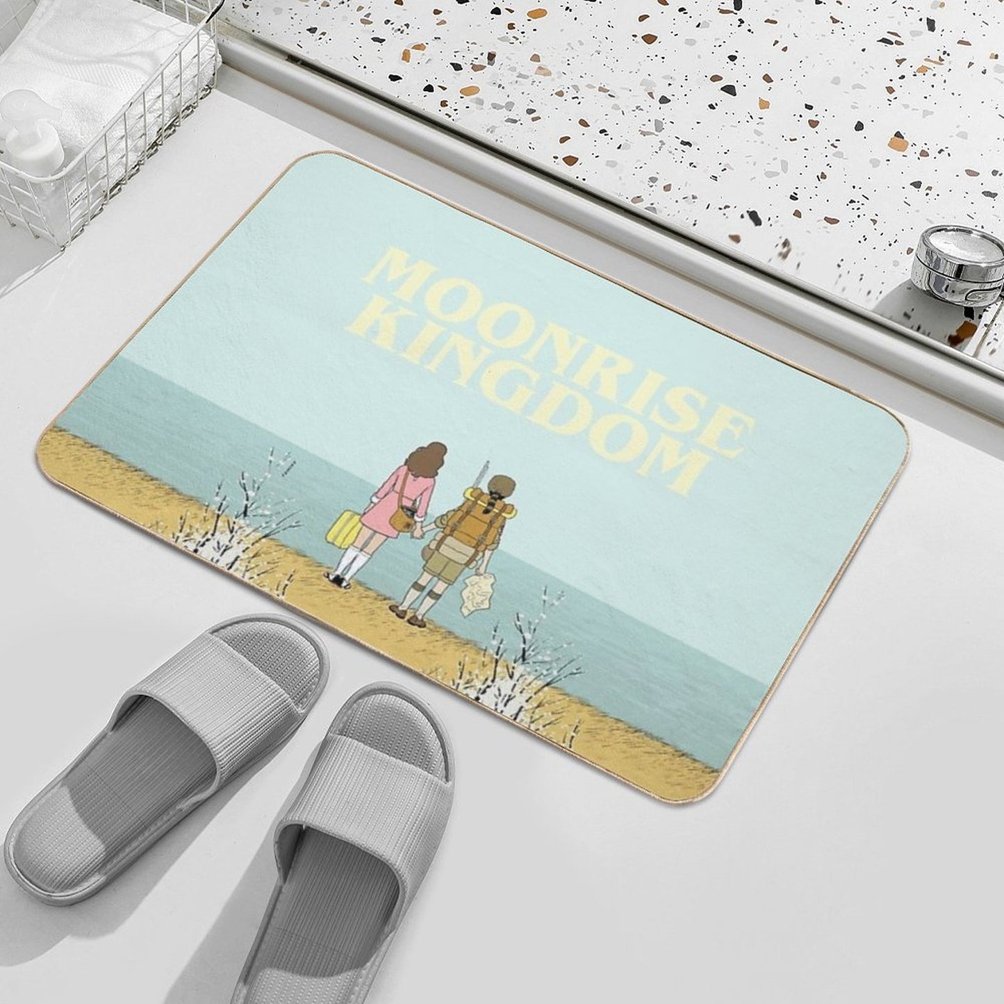 Wes Anderson Movie  High-Traffic Bath Mat