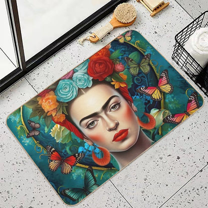 Frida Kahlo 5  Rapid-Drying Bath Mat