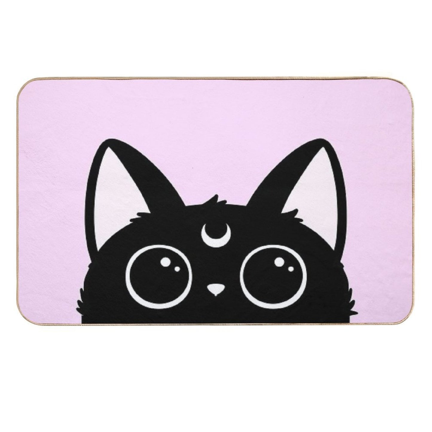 Hewwo  Pink  Nikury  Fade-Resistant Bath Mat
