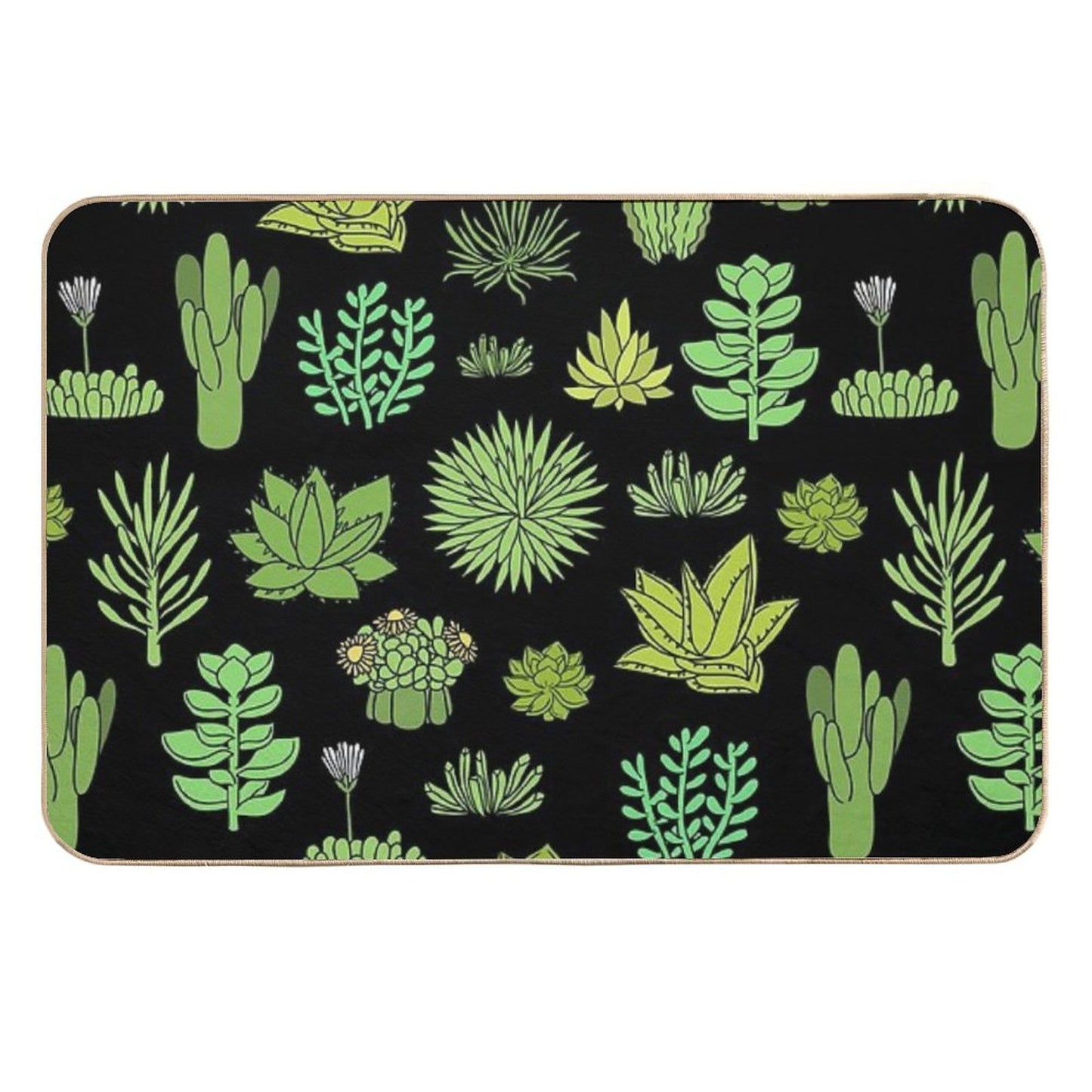 Succulents And Cactus. For Cacti Plant Lover  Multi-Purpose Bath Mat