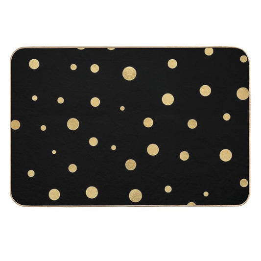 Golden Dots  Non-Slip Bath Mat