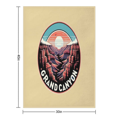 Grand Canyon Eco-conscious Throw Blanket