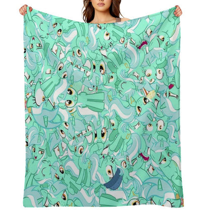 Lyra Mess Travel-friendly Throw Blanket