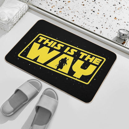 This Is The Way  Absorbent Bath Mat