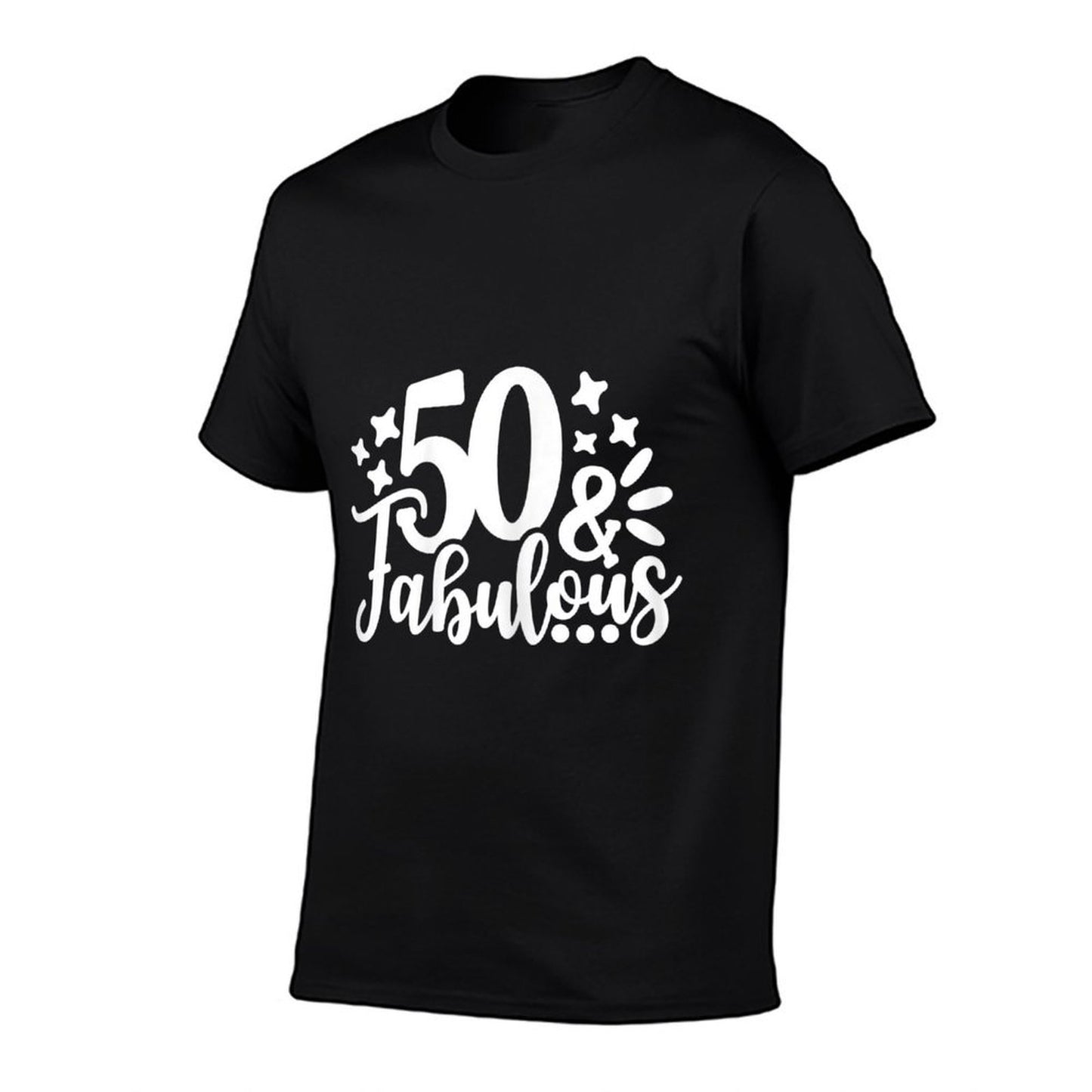 Womens 50 &amp; Fabulous, 50th Birthday Party, Happy 50th Birthday  Stretchy T-Shirt