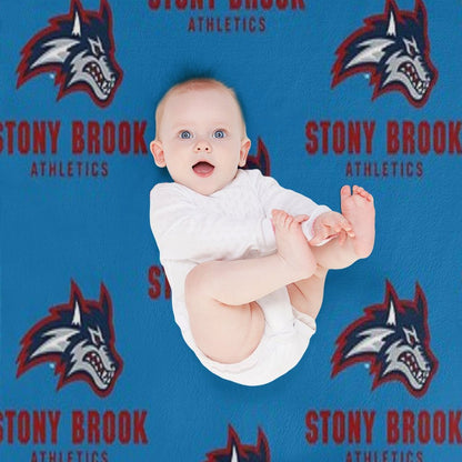 Stony Brook Seawolves Machine-washable Throw Blanket