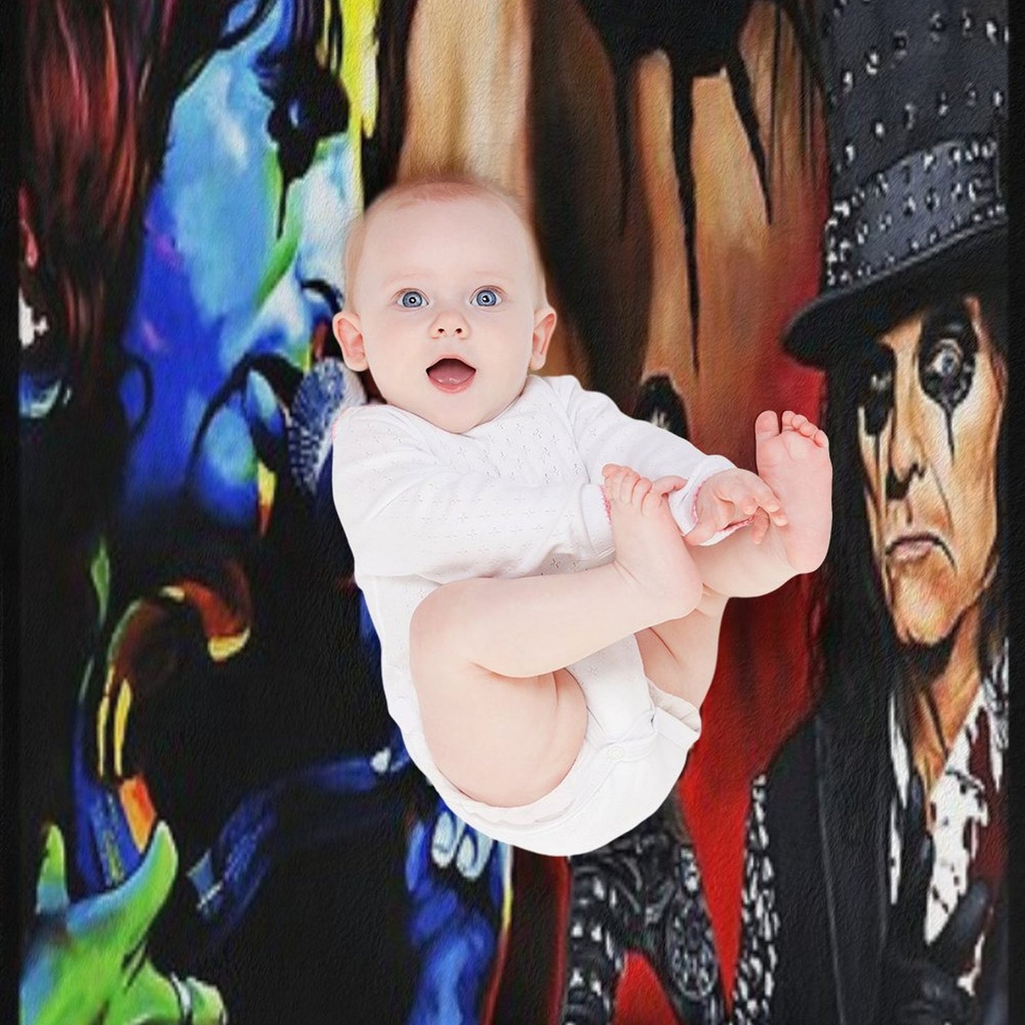 Graphic Picture Alice Cute Cooper Day Gift Multi-functional Throw Blanket