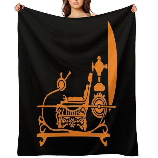 Time Machine Anti-pilling Throw Blanket