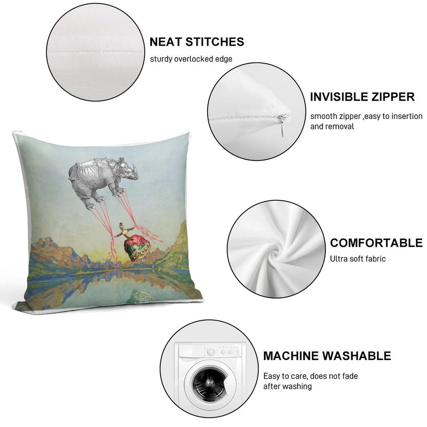 Aloft Soft Easy Maintenance Throw Pillow