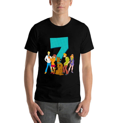 Kids Scooby-Doo 7th Birthday This Meddling Kid Is 7  Moisture-wicking T-Shirt