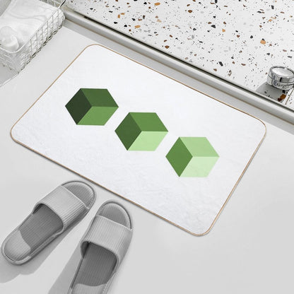 Three Cubes  Odorless Bath Mat