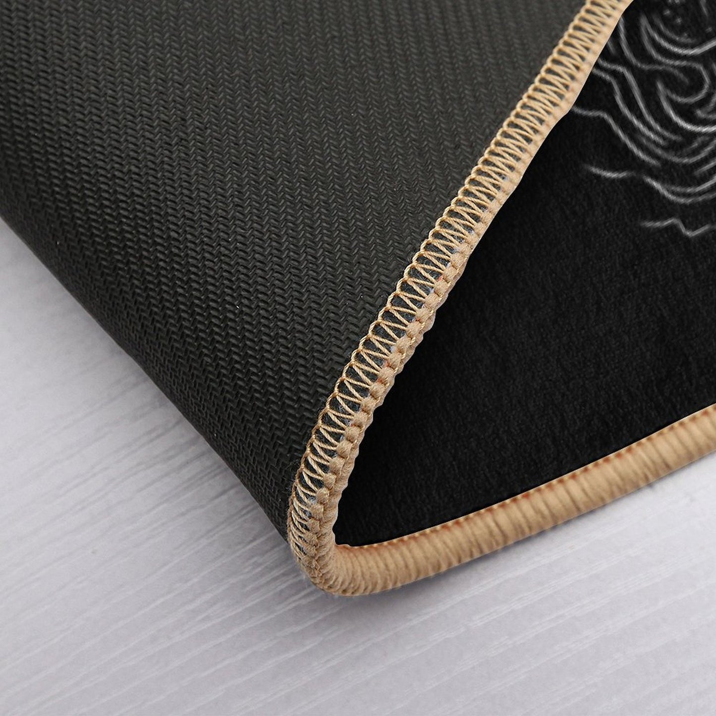 Gothic Black Cat  Easy To Clean Bath Mat