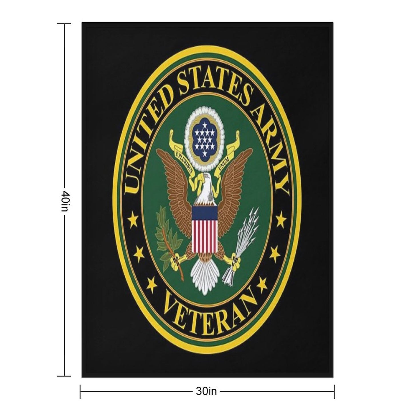 Army - US Army Veteran Gift-ready Throw Blanket
