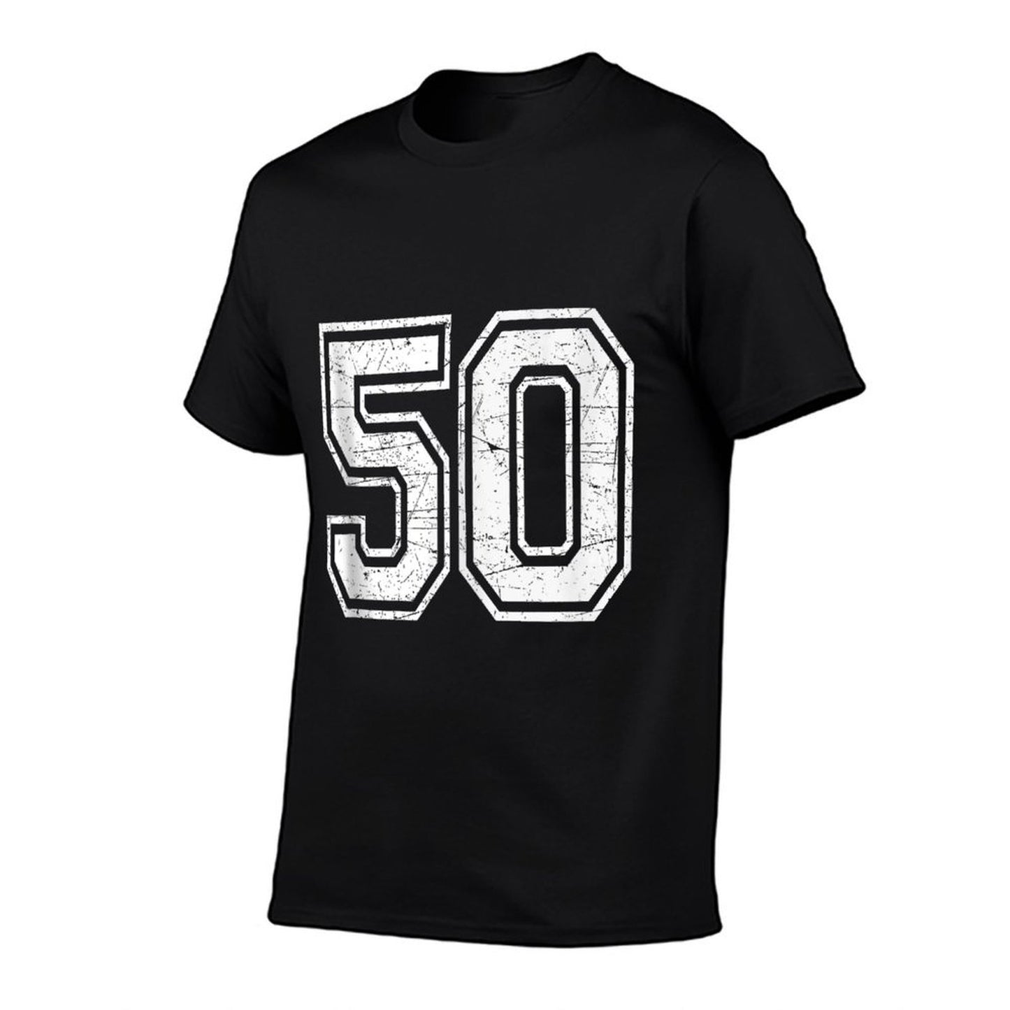 Number 50 Varsity Sports Team Jersey 50th Birthday  Affordable Price T-Shirt