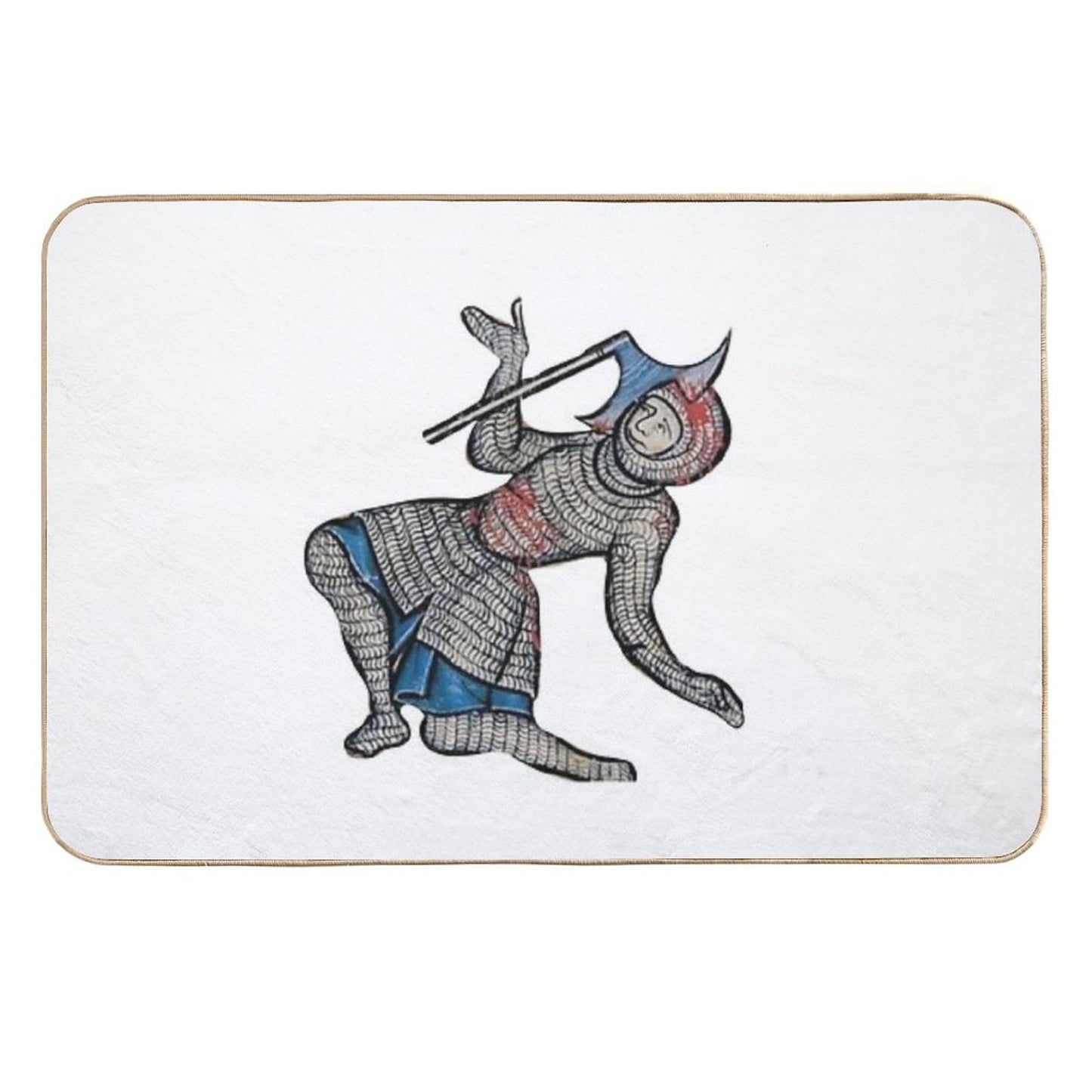 Medieval Knight Meme  High-Traffic Bath Mat