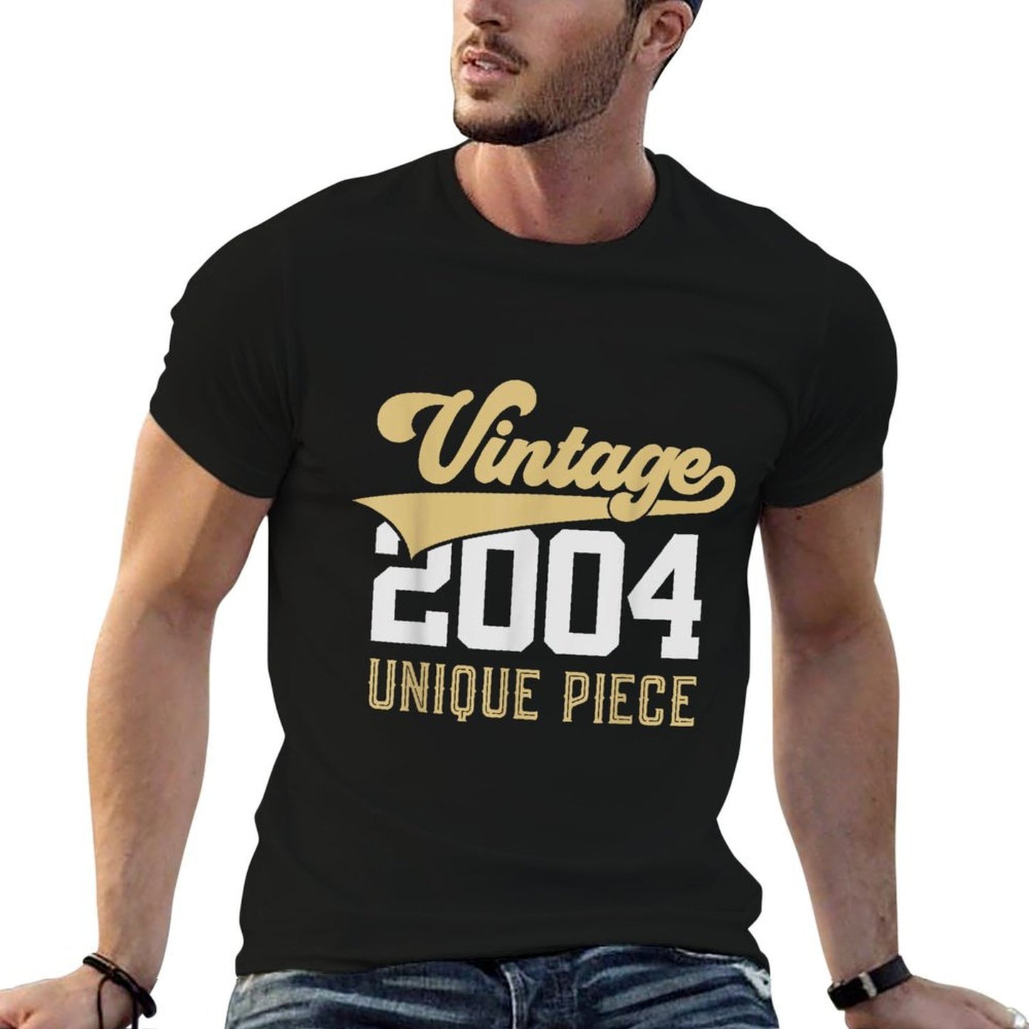 21 YEARS VINTAGE 2004 SINGLE PIECE 21ST BIRTHDAY  Durable T-Shirt