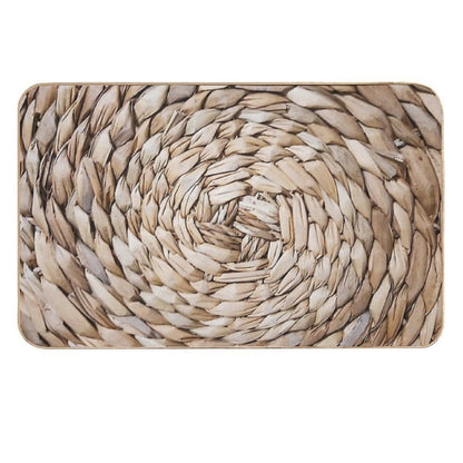 ORGANIC TEXTURE I  Easy Maintenance Bath Mat