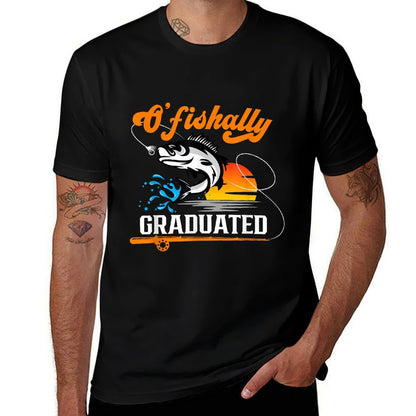 O&#39;fishally Graduated Fishing Lover Graduation Party  Moisture-wicking T-Shirt