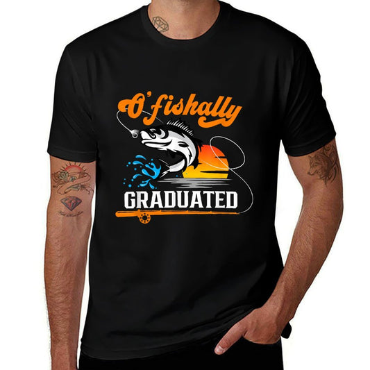 O&#39;fishally Graduated Fishing Lover Graduation Party  Moisture-wicking T-Shirt