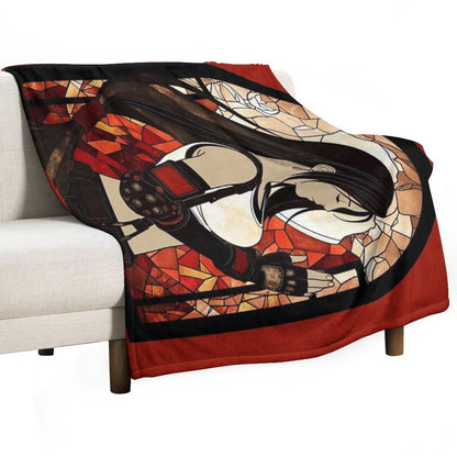 Stained Glass Tifa Comfort Throw Blanket