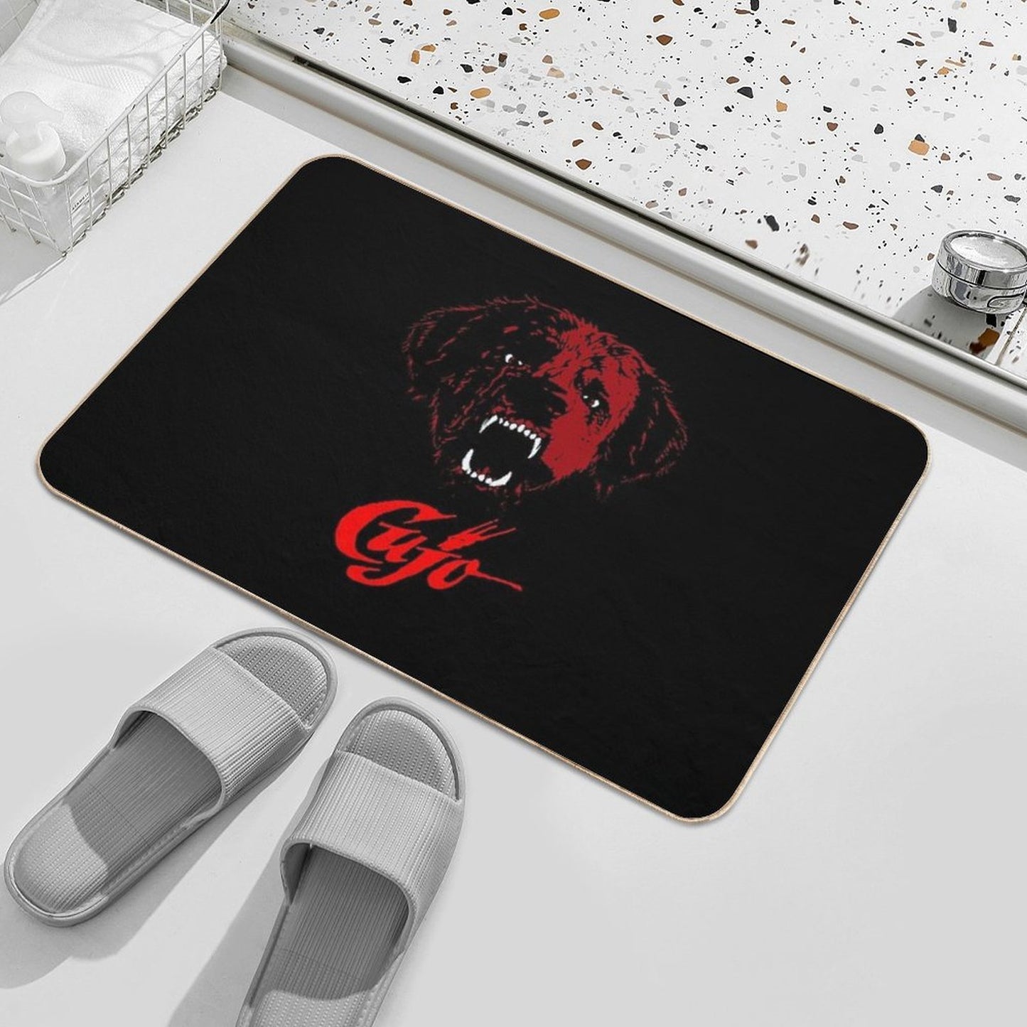 CUJO [dog]  Repositionable Bath Mat