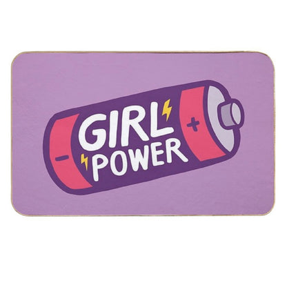 Girl Power  Stain-Proof Bath Mat