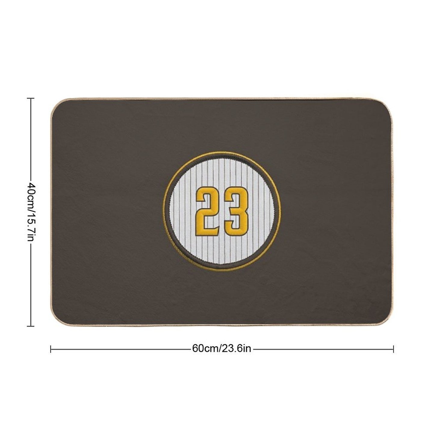 23 - El Niño (alt Version)  Fade-Resistant Bath Mat