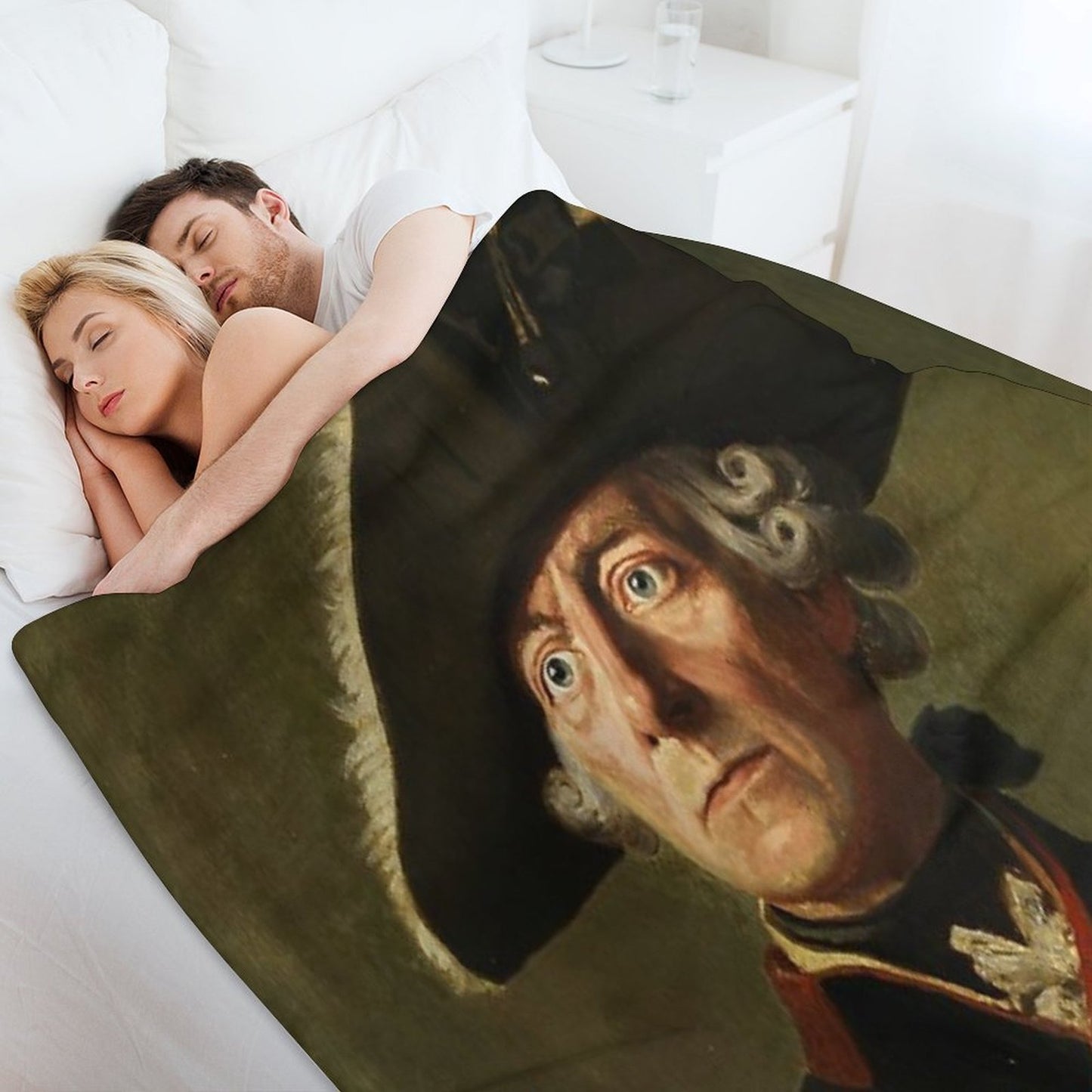 Friedrich II. Der Große Von Preußen Eco-conscious Throw Blanket